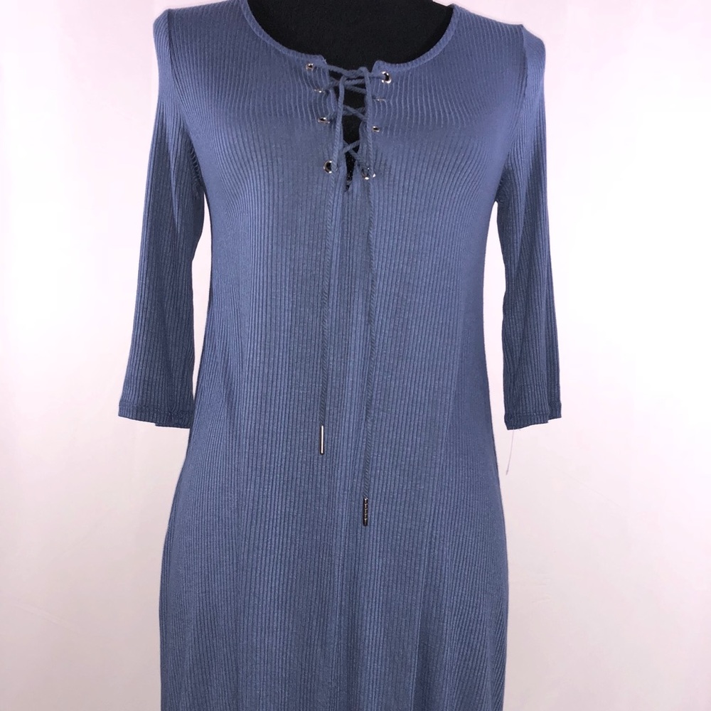 Soprano blue women Sz Small Adjustable String tie